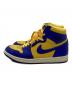 NIKE (ナイキ) ハイカットスニーカー/Women's Air Jordan 1 High OG イエロー×ブルー サイズ:27cm：7000円