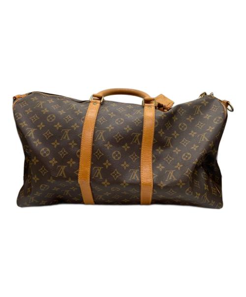 LOUIS VUITTON（ルイ ヴィトン）LOUIS VUITTON (ルイ ヴィトン) ボストンバッグ/モノグラム・キーポル・バンドリエール50 ブラウンの古着・服飾アイテム
