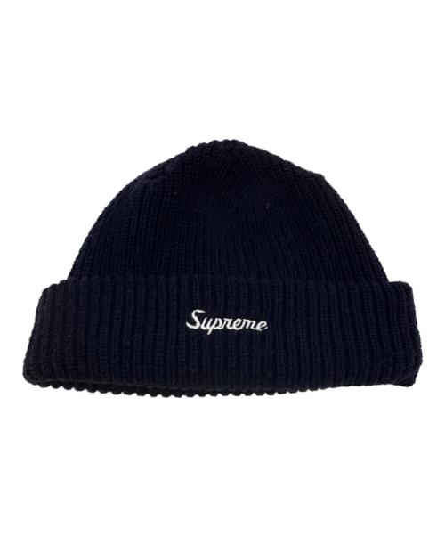 SUPREME（シュプリーム）SUPREME (シュプリーム) ニット帽 ネイビーの古着・服飾アイテム