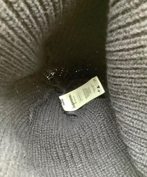 SUPREME（シュプリーム）SUPREME (シュプリーム) ニット帽 ネイビーの古着・服飾アイテム