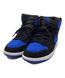 NIKE（ナイキ）の古着「ハイカットスニーカー/AIR JORDAN1 Retro High OG "Royal Reimagined"」｜ブルー×ブラック
