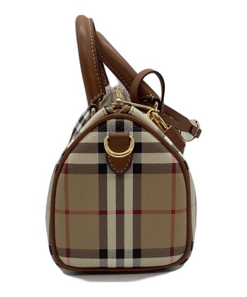 BURBERRY（バーバリー）BURBERRY (バーバリー) ショルダーバッグ ベージュ×ブラック×レッド×ホワイトの古着・服飾アイテム