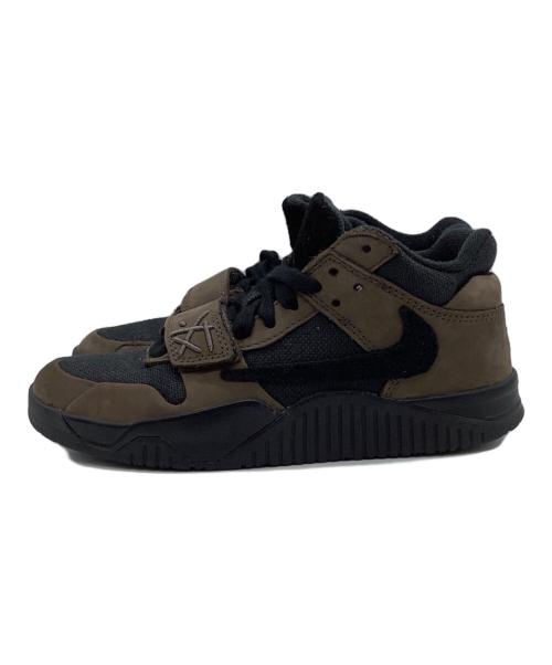 NIKE（ナイキ）NIKE (ナイキ) Jordan Jumpman Jack TR CJ1 T-Rexx ブラウン×ブラック サイズ:22.5の古着・服飾アイテム