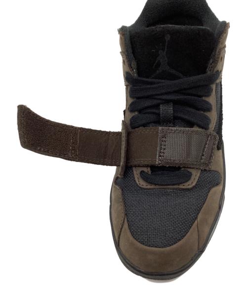 NIKE（ナイキ）NIKE (ナイキ) Jordan Jumpman Jack TR CJ1 T-Rexx ブラウン×ブラック サイズ:22.5の古着・服飾アイテム