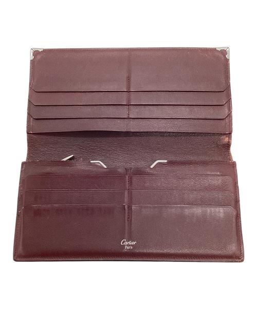 Cartier（カルティエ）Cartier (カルティエ) 長財布/マストライン ブラックの古着・服飾アイテム