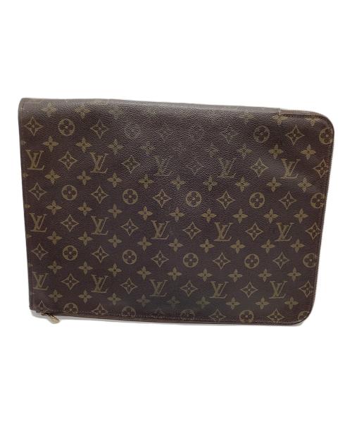 LOUIS VUITTON（ルイ ヴィトン）LOUIS VUITTON (ルイ ヴィトン) クラッチバッグ ブラウンの古着・服飾アイテム