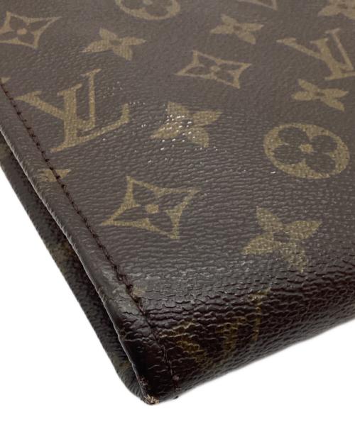 LOUIS VUITTON（ルイ ヴィトン）LOUIS VUITTON (ルイ ヴィトン) クラッチバッグ/モノグラム ポッシュ・ドキュマン ブラウンの古着・服飾アイテム