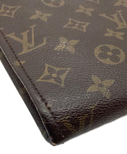LOUIS VUITTON（ルイ ヴィトン）LOUIS VUITTON (ルイ ヴィトン) クラッチバッグ ブラウンの古着・服飾アイテム
