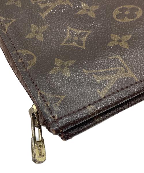 LOUIS VUITTON（ルイ ヴィトン）LOUIS VUITTON (ルイ ヴィトン) クラッチバッグ ブラウンの古着・服飾アイテム