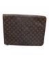LOUIS VUITTON (ルイ ヴィトン) クラッチバッグ ブラウン：13000円