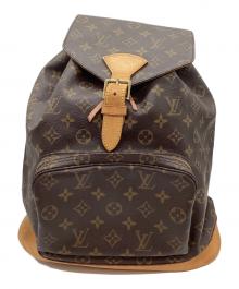 LOUIS VUITTON（ルイ ヴィトン）の古着「リュック/モノグラム・モンスリGM」｜ブラウン