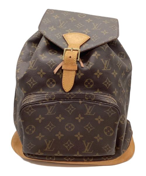LOUIS VUITTON（ルイ ヴィトン）LOUIS VUITTON (ルイ ヴィトン) リュック/モノグラム・モンスリGM ブラウンの古着・服飾アイテム