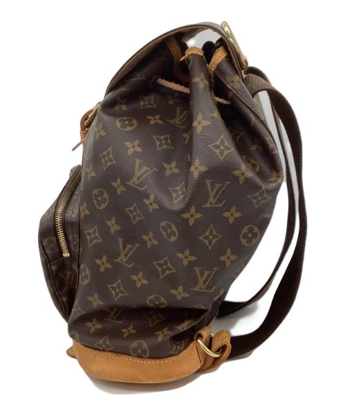 LOUIS VUITTON（ルイ ヴィトン）LOUIS VUITTON (ルイ ヴィトン) リュック/モノグラム・モンスリGM ブラウンの古着・服飾アイテム