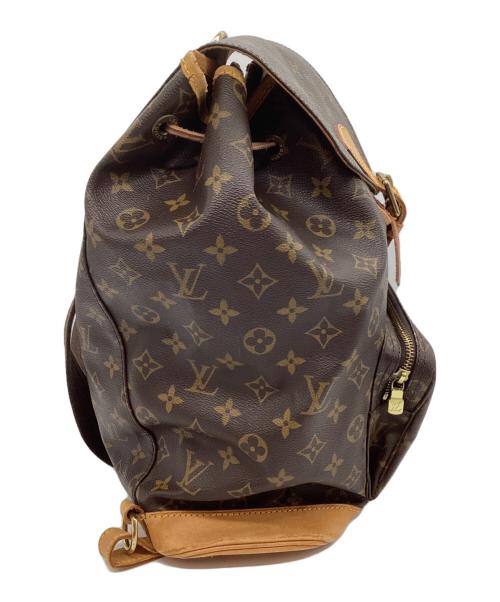 LOUIS VUITTON（ルイ ヴィトン）LOUIS VUITTON (ルイ ヴィトン) リュック/モノグラム・モンスリGM ブラウンの古着・服飾アイテム
