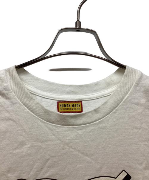 HUMAN MADE（ヒューマンメイド）HUMAN MADE (ヒューマンメイド) 長袖カットソー ホワイト サイズ:XXLの古着・服飾アイテム
