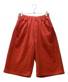 HUF（ハフ）の古着「スウェットハーフパンツ」｜レッド