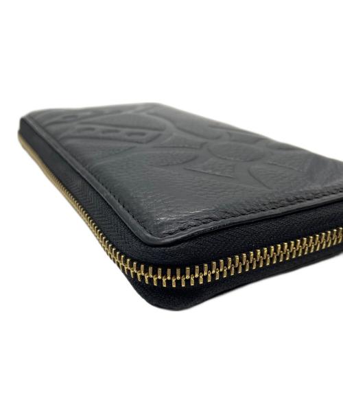 Vivienne Westwood（ヴィヴィアンウエストウッド）Vivienne Westwood (ヴィヴィアンウエストウッド) ラウンドファスナー財布 ブラックの古着・服飾アイテム