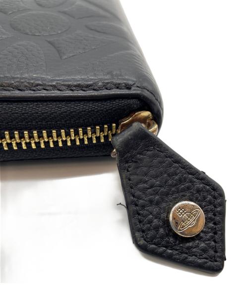Vivienne Westwood（ヴィヴィアンウエストウッド）Vivienne Westwood (ヴィヴィアンウエストウッド) ラウンドファスナー財布 ブラックの古着・服飾アイテム