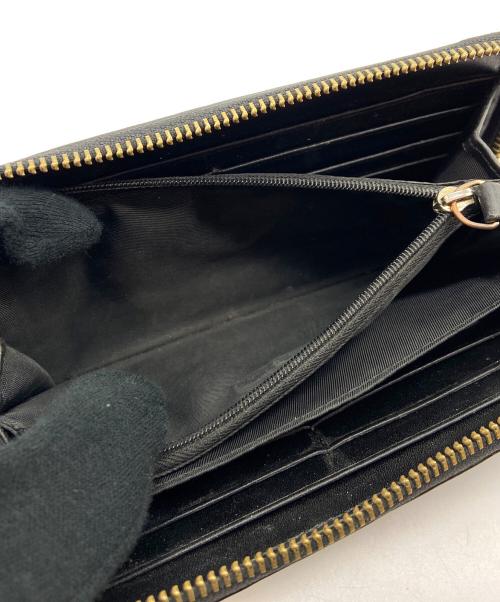 Vivienne Westwood（ヴィヴィアンウエストウッド）Vivienne Westwood (ヴィヴィアンウエストウッド) ラウンドファスナー財布 ブラックの古着・服飾アイテム