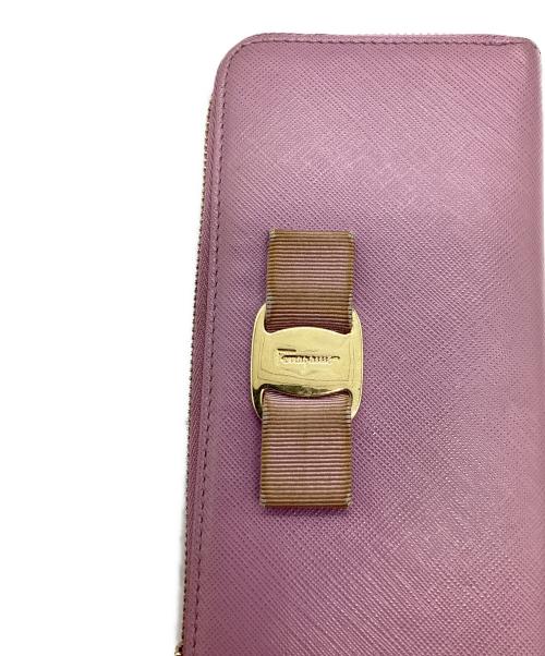 Salvatore Ferragamo（サルヴァトーレ フェラガモ）Salvatore Ferragamo (サルヴァトーレ フェラガモ) 長財布 ピンクの古着・服飾アイテム