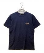 maison kitsuneメゾンキツネ）の古着「半袖カットソー」｜ネイビー