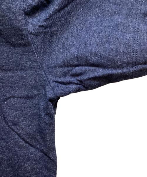 maison kitsune（メゾンキツネ）maison kitsune (メゾンキツネ) 半袖カットソー ネイビー サイズ:Lの古着・服飾アイテム