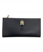 FURLAフルラ）の古着「長財布/PALAZZO CONTINENTAL WALLET」｜ブラック