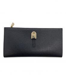 FURLA（フルラ）の古着「長財布/PALAZZO CONTINENTAL WALLET」｜ブラック