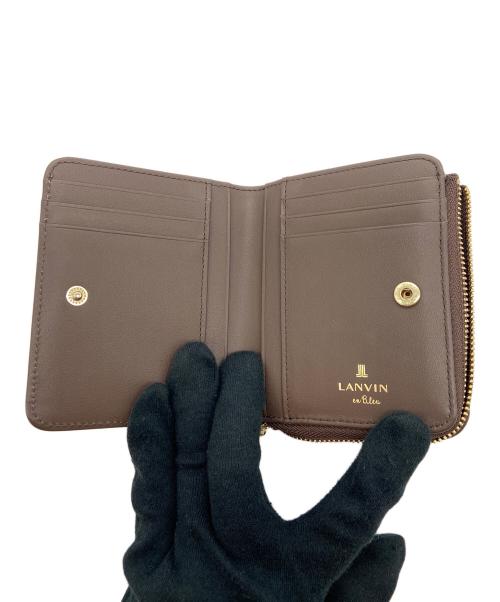 LANVIN（ランバン）LANVIN (ランバン) コンパクトウォレット ブラウンの古着・服飾アイテム