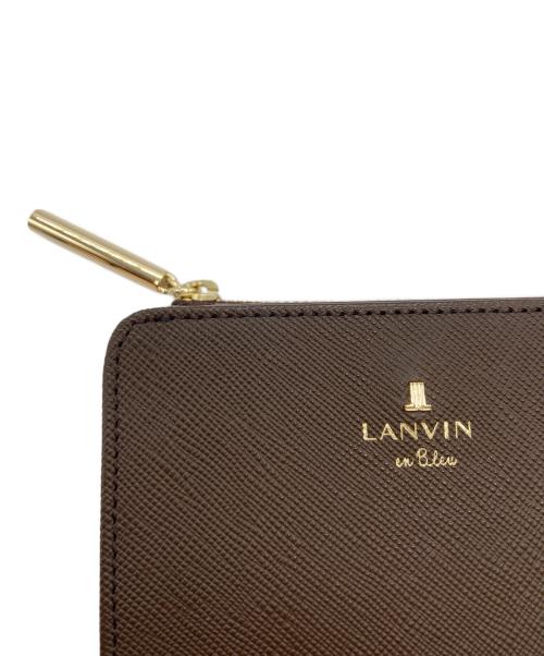 LANVIN（ランバン）LANVIN (ランバン) コンパクトウォレット ブラウンの古着・服飾アイテム