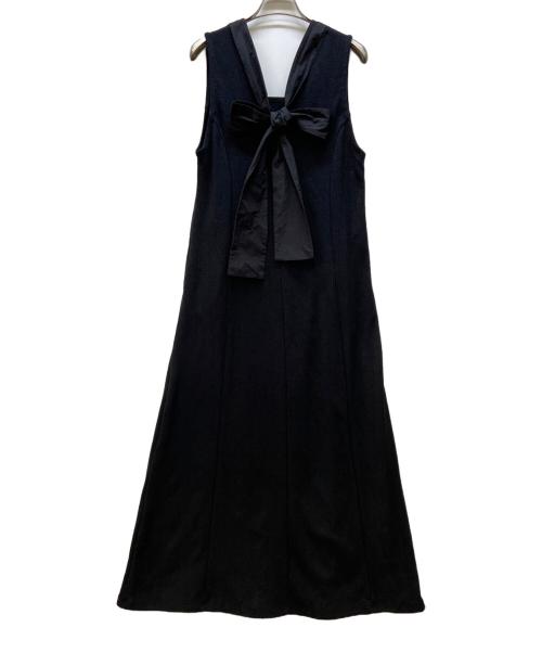Adam et Rope（アダム エ ロペ）Adam et Rope (アダム エ ロペ) ノースリーブ・キャミソールワンピース ブラック サイズ:FREEの古着・服飾アイテム