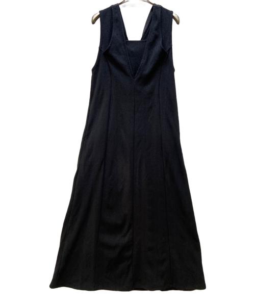 Adam et Rope（アダム エ ロペ）Adam et Rope (アダム エ ロペ) ノースリーブ・キャミソールワンピース ブラック サイズ:FREEの古着・服飾アイテム