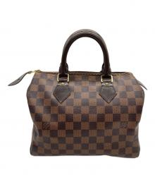 LOUIS VUITTON（ルイ ヴィトン）の古着「ハンドバッグ/ダミエ・スピーディ25」｜ブラウン