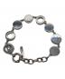 DIESEL (ディーゼル) ブレスレット シルバー：8000円