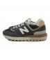 NEW BALANCE (ニューバランス) スニーカー 574 グレー×ホワイト サイズ:24cm：8000円