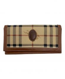 Burberry's（バーバリー）の古着「長財布」｜ベージュ×ブラウン