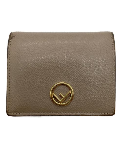 FENDI（フェンディ）FENDI (フェンディ) 2つ折り財布 グレーの古着・服飾アイテム