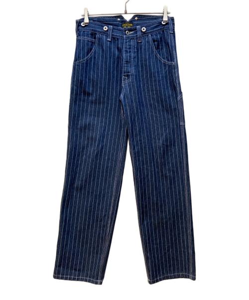 OKONKWO.WO（オコンクウォ）OKONKWO.WO (オコンクウォ) ペインターパンツ ブルー サイズ:Sの古着・服飾アイテム