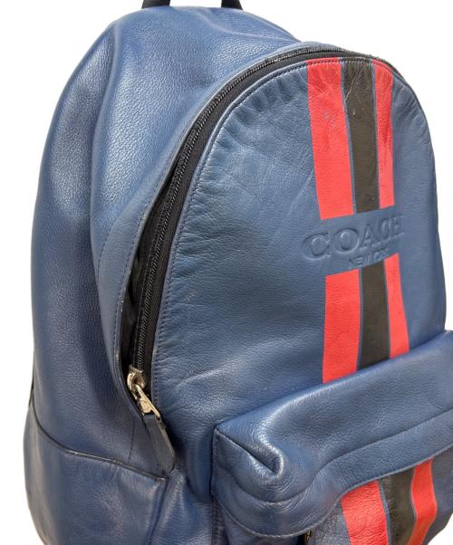 COACH（コーチ）COACH (コーチ) リュック ブルー×レッド×ブラックの古着・服飾アイテム