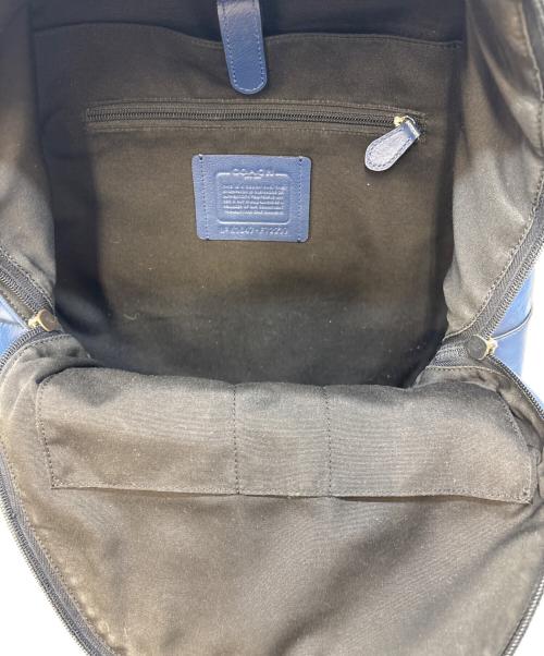 COACH（コーチ）COACH (コーチ) リュック ブルー×レッド×ブラックの古着・服飾アイテム
