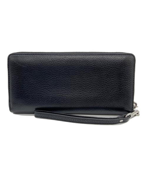 MICHAEL KORS（マイケル・コース）MICHAEL KORS (マイケル・コース) ラウンドファスナー財布 ブラックの古着・服飾アイテム