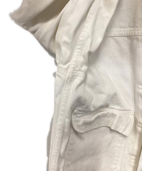 maison kitsune（メゾンキツネ）maison kitsune (メゾンキツネ) Toiletpaper (Toiletpaper) デニムジャケット ホワイト サイズ:Mの古着・服飾アイテム