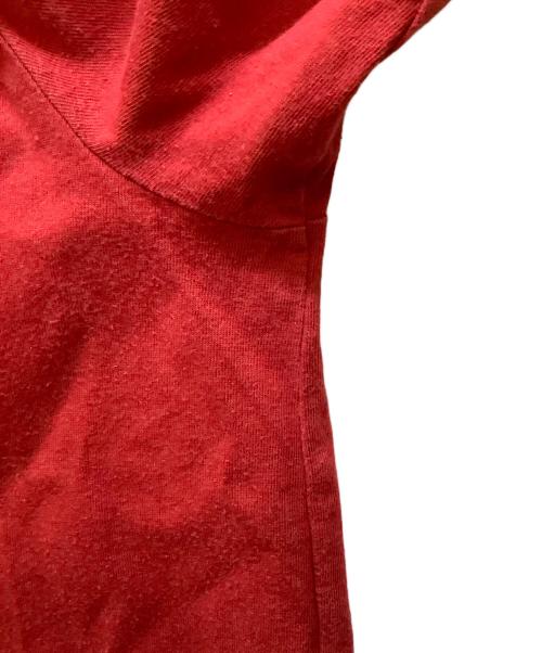 Maison Margiela（メゾンマルジェラ）Maison Margiela (メゾンマルジェラ) 半袖カットソー レッド サイズ:48の古着・服飾アイテム