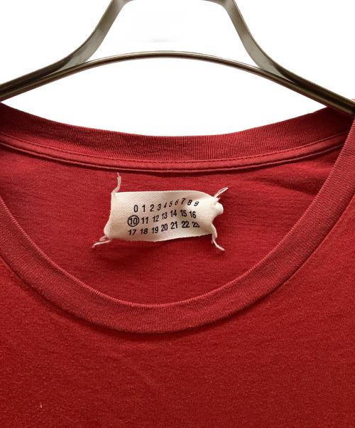 Maison Margiela（メゾンマルジェラ）Maison Margiela (メゾンマルジェラ) 半袖カットソー レッド サイズ:48の古着・服飾アイテム