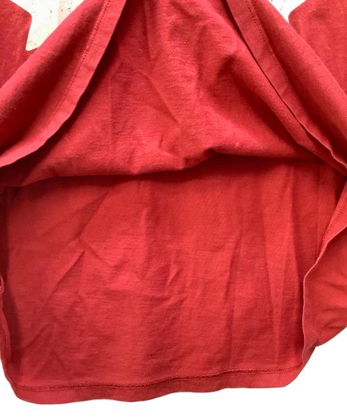 Maison Margiela（メゾンマルジェラ）Maison Margiela (メゾンマルジェラ) 半袖カットソー レッド サイズ:48の古着・服飾アイテム