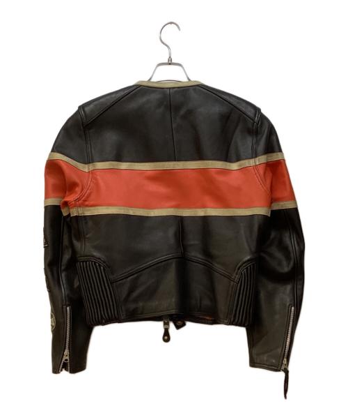 HARLEY-DAVIDSON（ハーレーダビッドソン）HARLEY-DAVIDSON (ハーレーダビッドソン) レザージャケット ブラック サイズ:Mの古着・服飾アイテム