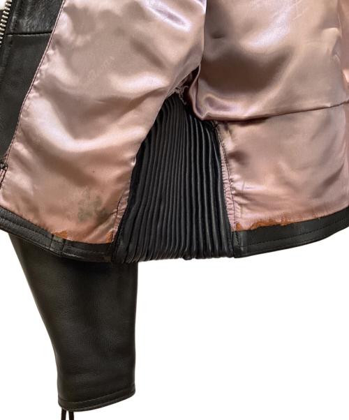 HARLEY-DAVIDSON（ハーレーダビッドソン）HARLEY-DAVIDSON (ハーレーダビッドソン) レザージャケット ブラック サイズ:Mの古着・服飾アイテム