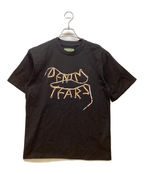 Denim Tears（デニムティアーズ）Denim Tears (デニムティアーズ) 半袖カットソー ブラック サイズ:Sの古着・服飾アイテム
