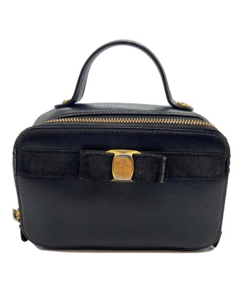 Salvatore Ferragamo（サルヴァトーレ フェラガモ）Salvatore Ferragamo (サルヴァトーレ フェラガモ) ショルダーバッグ ブラックの古着・服飾アイテム