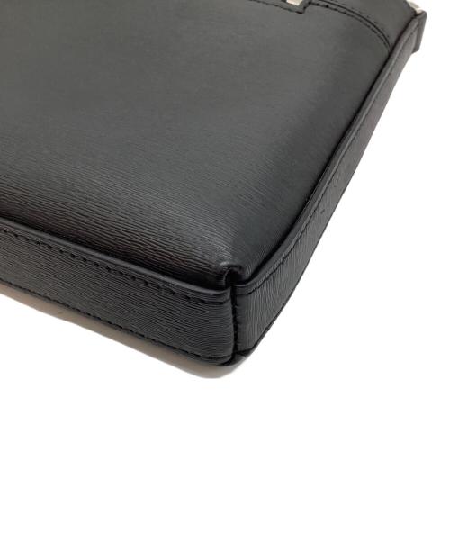 PAUL SMITH（ポールスミス）PAUL SMITH (ポールスミス) ショルダーバッグ/ストローグレインレザー ブラックの古着・服飾アイテム